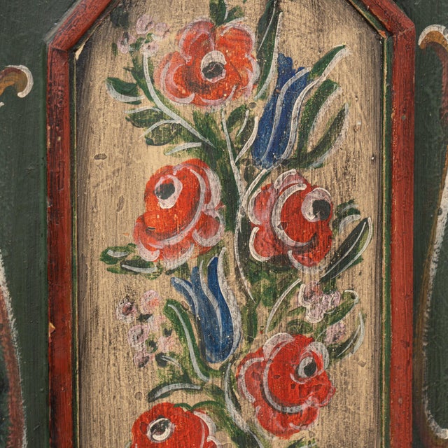 Early 19th Century Hand-Painted German Two-Door Armoire Shrunk For Sale - Image 14 of 16
