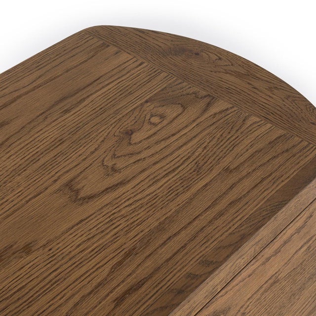 Mod Rounded Medium Oak Nightstand For Sale - Image 14 of 15