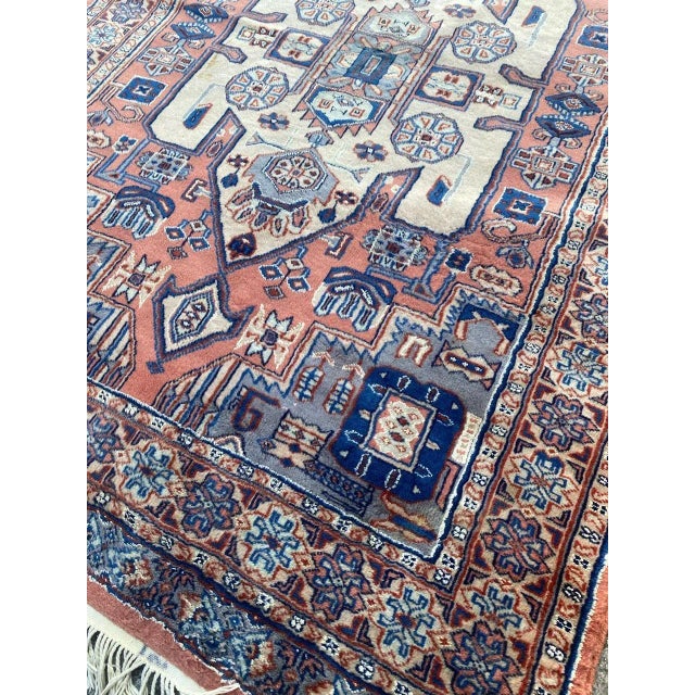 Beige Vintage Pakistani Rug For Sale - Image 8 of 16