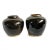 Asian Antique Vintage Small Black Ceramic Jar For Sale - Image 3 of 6
