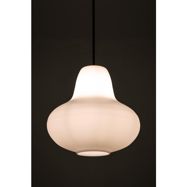 Pendant Lamp in Brass by Carl Axel Acking, 1940s For Sale - Image 4 of 6