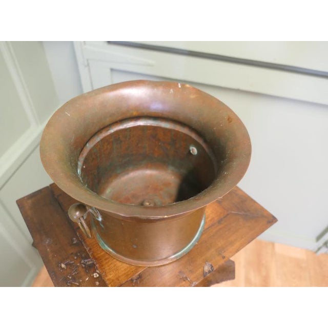 Large Trench Art Planter with Brass Shell Case, 1930 For Sale - Image 4 of 8