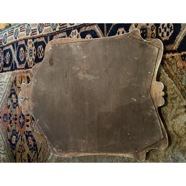 Early 20th Century Maison Jansen Verre églomisé French Style Mid Century Carved Gilt Mirror For Sale - Image 10 of 11