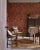 Translated on to wallpaper for the first time Bird is a serene pattern of paired birds alternating between perching and...