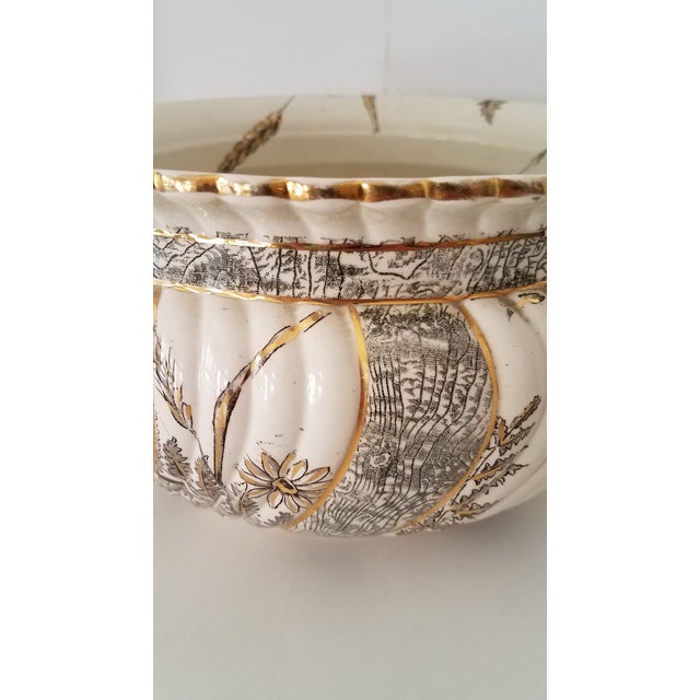 Vintage Hand Painted Ceramic "Beatrice" Planter For Sale - Image 4 of 9