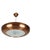 Large Art Deco Copper UFO Pendant, Former Czechoslovakia, 1930s For Sale - Image 15 of 15