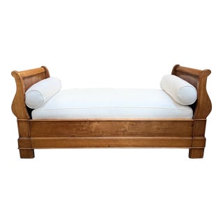 19th Century French Louis Philippe Cherry Daybed For Sale