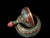 Vintage Hand Painted Copper Pedestal Urn For Sale In Los Angeles - Image 6 of 12