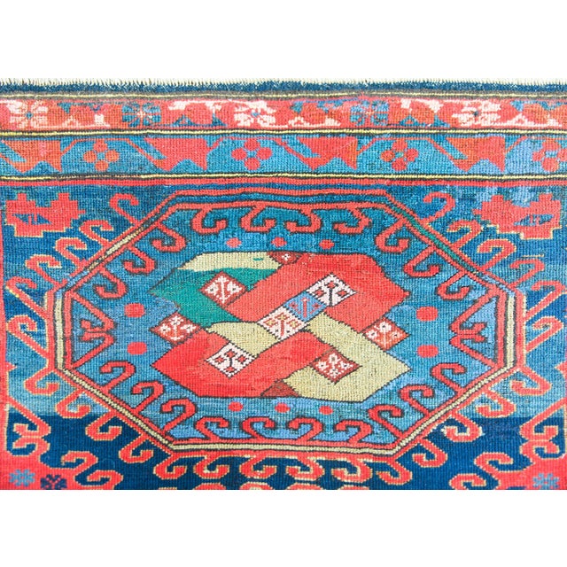 Early 20th Century Persian Kazak Rug For Sale - Image 15 of 15