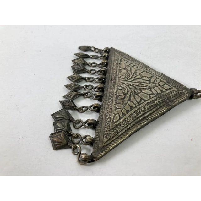 Antique Silver Repousse Islamic Talisman Holder For Sale - Image 4 of 13