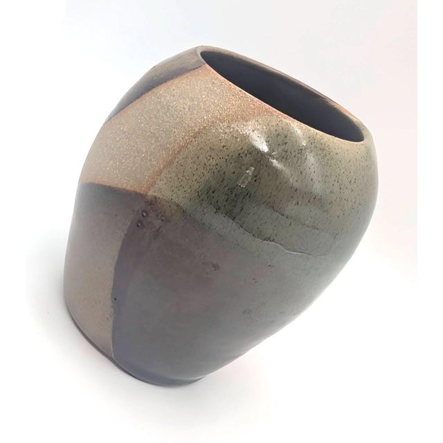 Studio Pottery Glazed Stoneware Bud Vase For Sale In Miami - Image 6 of 11
