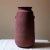 Red Stoneware Alavastron Vase by Elena Vasilantonaki For Sale - Image 4 of 5