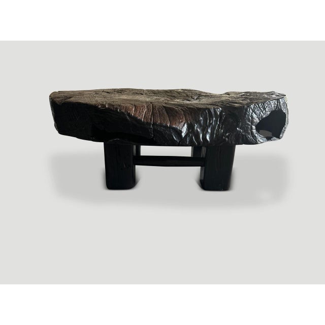 Andrianna Shamaris Century Old Teak Wood Coffee Table For Sale - Image 11 of 18