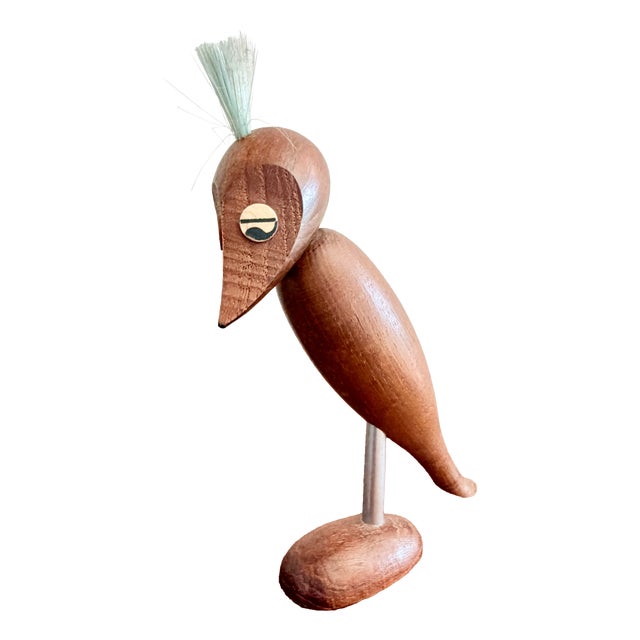 Bird Corkscrew and Bottle Opener in Teak attributed to Arne Basse, 1960s For Sale
