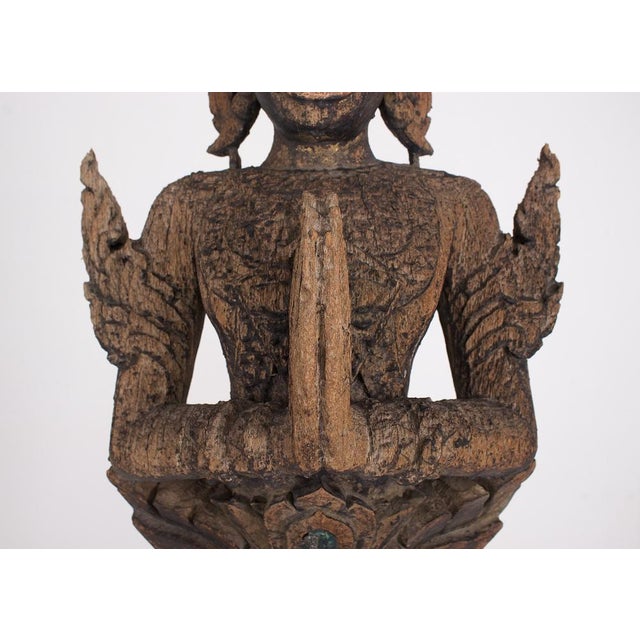 Important sculpture of a Thai temple guardian, 18th century. Provenance: Formerly in the Claude de Marteau collection,...