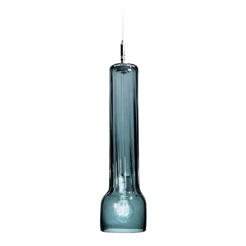 Beam Pendant Light from the Flashlight Collection in Teal For Sale
