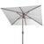 Spritely Home Kamen 6.5Ft X 10Ft Auto Tilt Rectangle Market Umbrella, White For Sale - Image 4 of 5