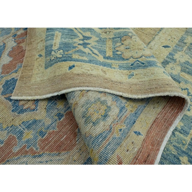 Textile Turkish Oushak Rug 8'3" x 11'3" #18001 For Sale - Image 7 of 8