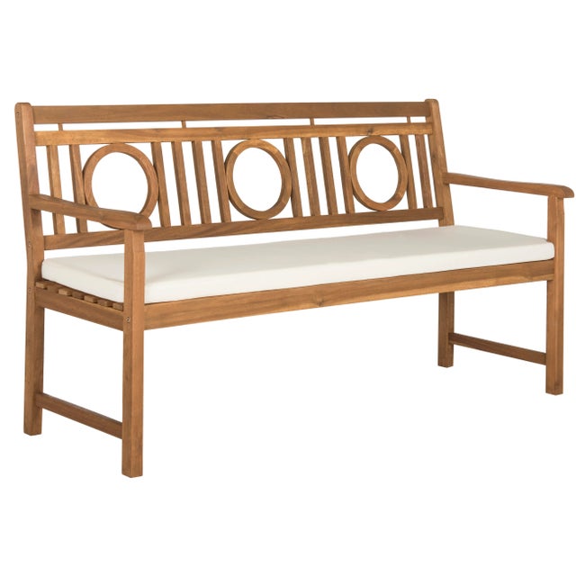 Inspired by furnishings used in the gardens of the great estates in the UK, this natural acacia wood 3 seat bench is a...
