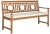 Inspired by furnishings used in the gardens of the great estates in the UK, this natural acacia wood 3 seat bench is a...