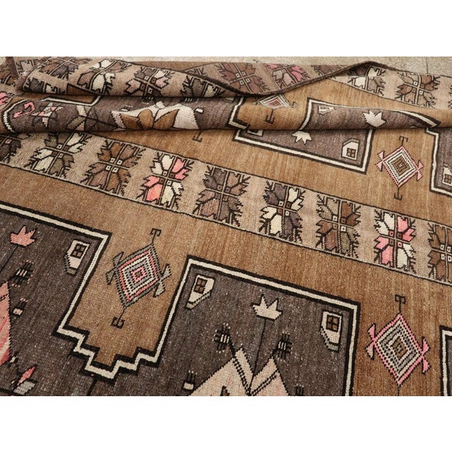 Galerie Shabab Collection Mid-20th Century Turkish Anatolian Room Size Carpet For Sale - Image 10 of 10