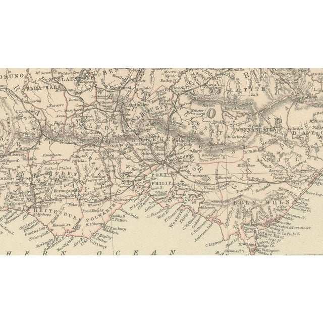This 1882 map of Queensland, New South Wales, and Victoria, published by Blackie and Son as part of the 'Comprehensive...