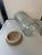 Wood Two Glass Canisters Wood Tops For Sale - Image 7 of 8