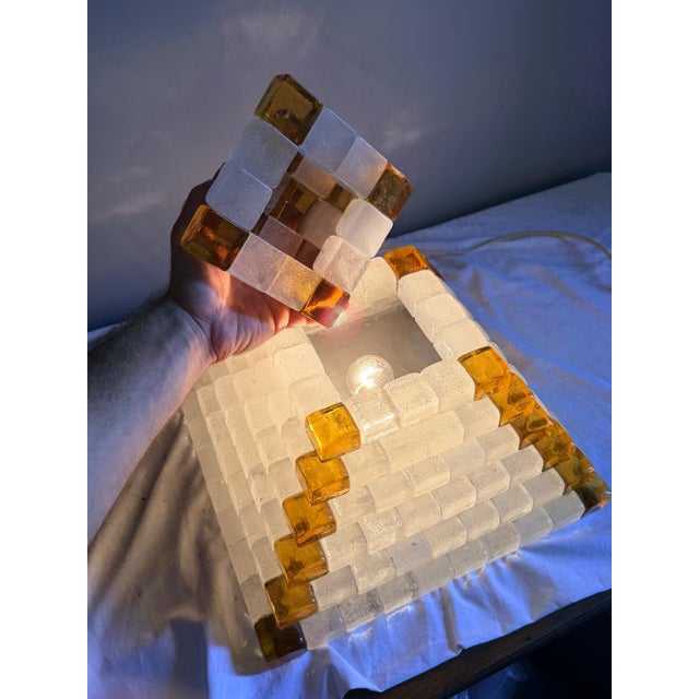 Piramide Table Lamp by Albano Poli for Poliarte, 1970 For Sale - Image 10 of 11