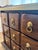 1970s Vintage Lion 3-Drawer Nightstand - Dark Wood, Olive Sage Green, Gold Pulls For Sale - Image 5 of 12