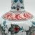Handmade Ceramic Long Neck Vase (25cm) – Grey Lotus & Red Shoulder – Elegant Bottle Form For Sale - Image 4 of 8