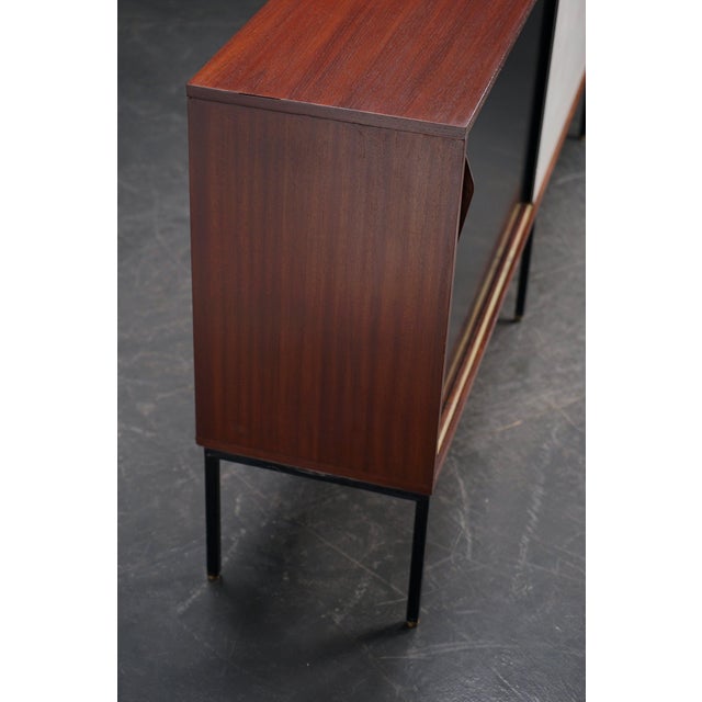 Black Mid-Century Modern Sideboard in the style of Charlotte Perriand For Sale - Image 8 of 18