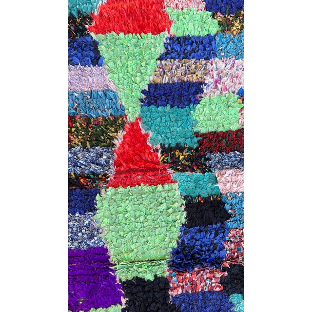 1980s 1980s Moroccan Vintage Colorful Rug - 2'11" X 6'2" Ft For Sale - Image 5 of 9