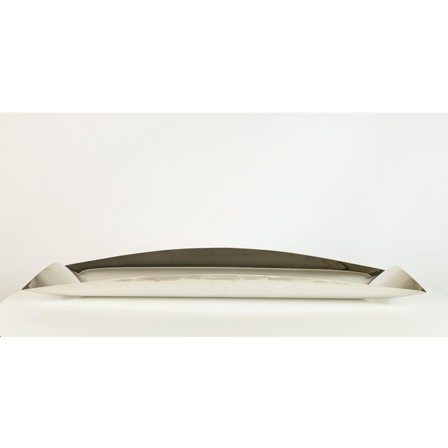 Large Steel Centerpiece by E. Panzeri for Robots Milano, 1970s For Sale - Image 9 of 14