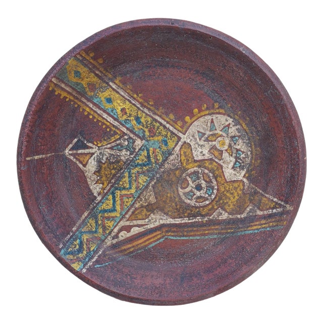 Moroccan Hand Painted Decoration Plate / Charger For Sale
