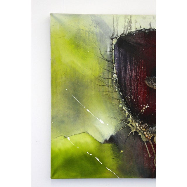 MS, Crawfish vs. Turtle, Acrylic on Canvas, 2021 For Sale - Image 4 of 15