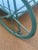 Mid 20th Century Vintage Turquoise Triple Shelf Bar Cart With Wheels For Sale - Image 11 of 11
