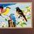 Mid 20th Century Vintage Bird Needlepoint Wall Hanging For Sale - Image 5 of 11