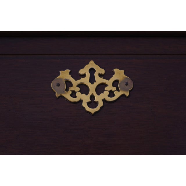 Brown Drexel Heritage 18th C. Mahogany Highboy For Sale - Image 8 of 18