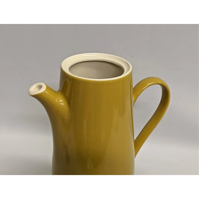 Vintage Mustard Coffee or Tea Server For Sale - Image 9 of 11