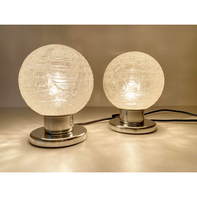 Vintage Space Age Table Lamps from Doria, 1970s, Set of 2 For Sale - Image 4 of 18