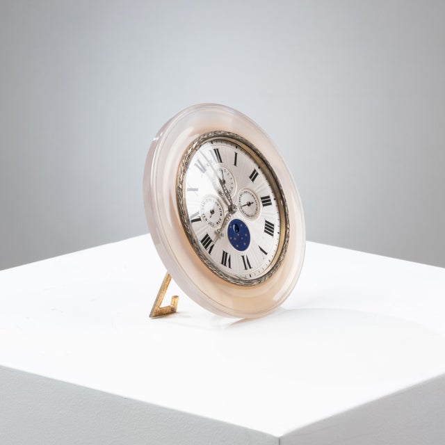 Vintage Table Clock by Boucheron, 1890s, in Flawless conditions. Designed 1890 to 1919 This piece has an attribution mark,...