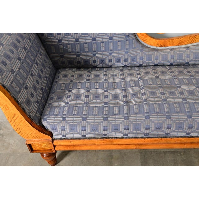 Biedermeier Swedish 19th Century Biedermeier Chaise For Sale - Image 3 of 10