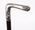 Antique French Silver Walking Cane Stick, 1800s For Sale - Image 9 of 10