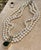 Gemstone 18Ct Green Tourmaline & 2.5Ct Diamond Necklace 14 KY Gold & Triple Pearl Layers For Sale - Image 7 of 18