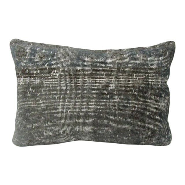 Turkish Decorative Gray Pillow Cover - 24ʺW × 16ʺH For Sale