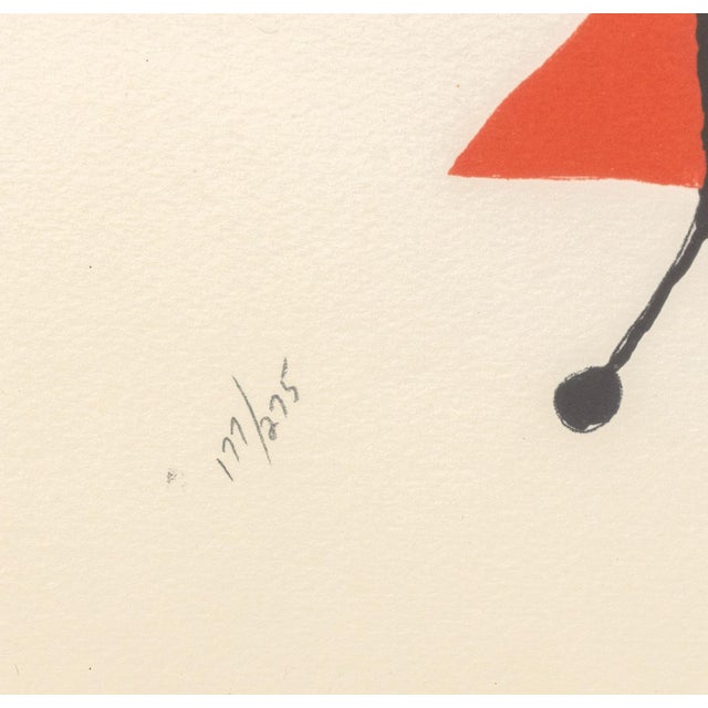 Joan Miro "Figures and Dog..." Screenprint For Sale - Image 9 of 10