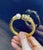 Bochic “Orient” Vintage Pearl & Sapphire Dragon Bangle Set In 18K Gold & Silver For Sale In New York - Image 6 of 10