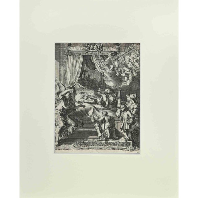 Romeyn de Hooghe, La Manière de se Bien Preparer à La Mort, Etching, 1700 For Sale - Image 3 of 3