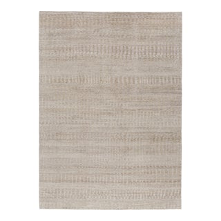 Rug & Kilim’s Contemporary Textural Rug in Beige-Brown and Gray Tones - 12x15 For Sale
