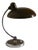 German Bauhaus Model 6631 Brown Metal Desk Lamp by Christian Dell for Kaiser Idell, 1950s For Sale